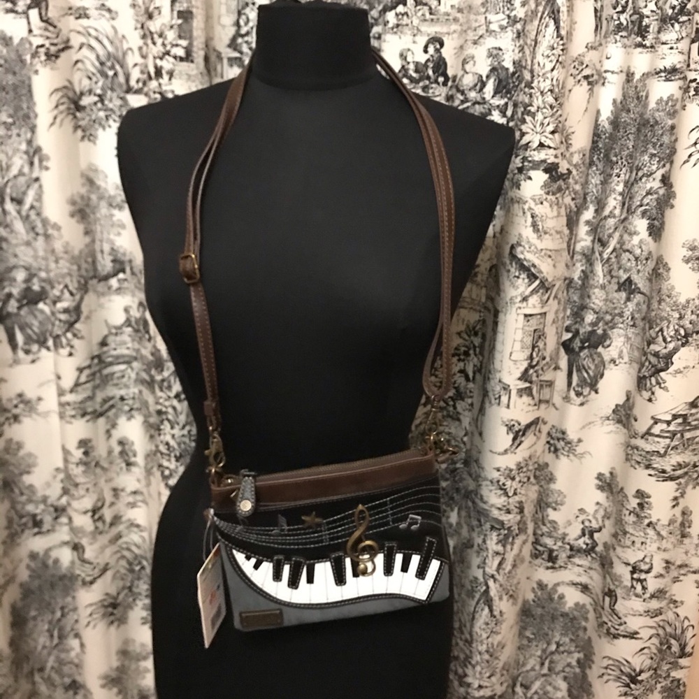NWT Chala Piano Small Purse or Crossbody or Wristlet Music Note